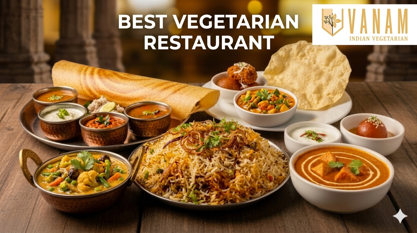 Best vegetarian restaurant in Schaumburg Vanam Indian food
